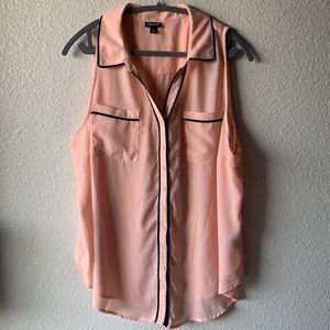 Torrid - Madison Georgette Button Front Tank 2X